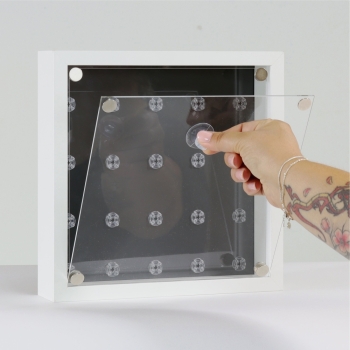 Preview: Frontscheiben-KIT für IKEA RIBBA Rahmen 25 x 25 cm