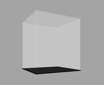 Preview: Acryl Vitrine XXL für LEGO® UCS Slave I 75060 T/B/H 390x440x490 mm