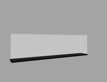 Preview: Acryl Vitrine für LEGO® Harry Potter™: Hogwarts™ Express – Sammleredition 76405 T/B/H 290x1240x290 mm