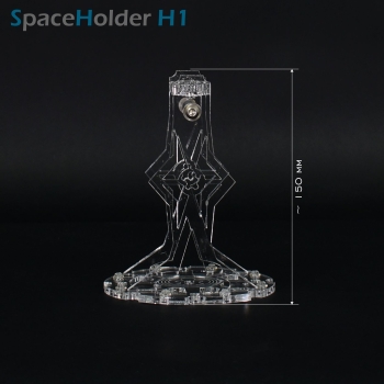 Preview: SpaceHolder® aus Plexiglas H1 Höhe 15,0 cm für eure LEGO Modelle