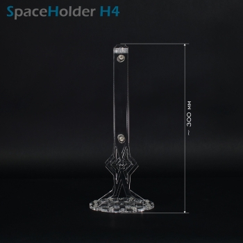 Preview: SpaceHolder® aus Plexiglas H4 Höhe 30,0 cm für eure LEGO Modelle