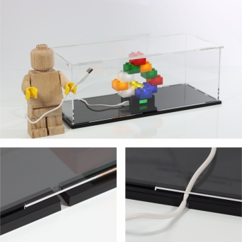 Acryl Vitrine für LEGO® „Land Rover Defender“ 42110 T/B/H 240x490x290 mm