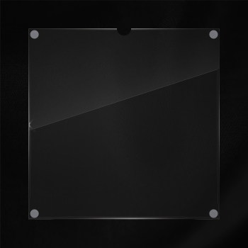 Preview: Frontscheiben-KIT für IKEA® EKET 1er Cube Regal -transparent-