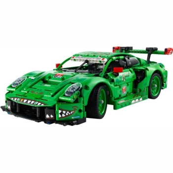 Preview: Acryl Vitrine für LEGO® Technic Porsche 911 GT3 R REXY AO Racing Rennwagen 42224 B/T/H 440x190x140 mm