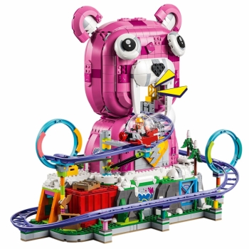 Preview: Acryl Vitrine für LEGO® Fortnite® Rave Cave 77082 B/T/H 540x340x440 mm