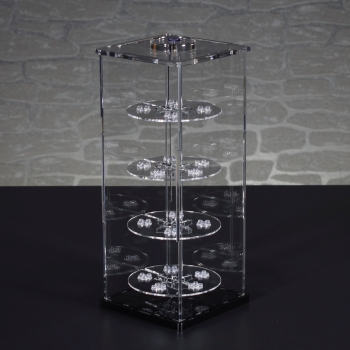 Preview: SingleTower Vitrine für 18 eurer LEGO® Sammelserien Figuren