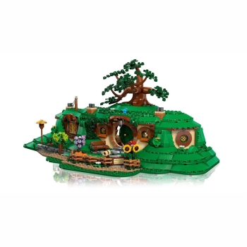 Acryl Vitrine für LEGO® Icons Der Herr der Ringe: Das Auenland 10354 B/T/H 540x340x240 mm