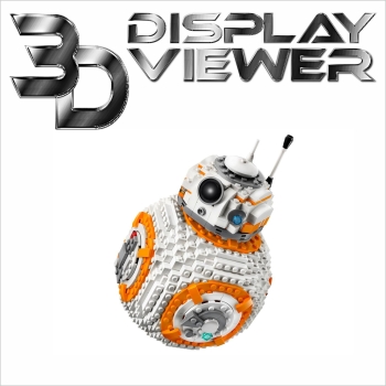 FiguSafe Vitrine für LEGO® Star Wars 75187 BB-8™ T/B/H 200x300x300 mm 142
