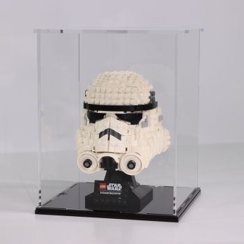 FiguSafe Vitrine für LEGO® Star Wars Stormtrooper™ Helm 75276 T/B/H 200x200x250 mm 012