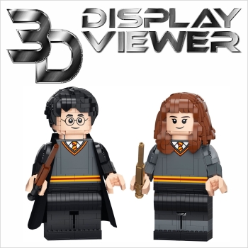 FiguSafe Vitrine für LEGO® Harry Potter™: Harry Potter & Hermine Granger™ 76393 T/B/H 300x400x350 mm 160