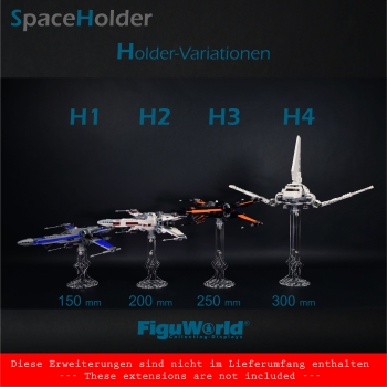 SpaceHolder® Verlängerung V4 25 cm für eure LEGO Modelle