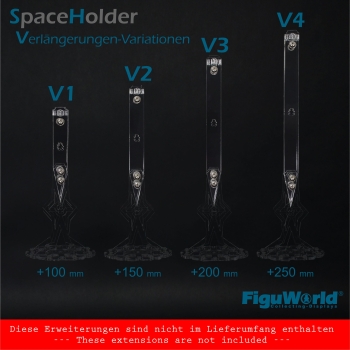 SpaceHolder® Verlängerung V4 25 cm für eure LEGO Modelle