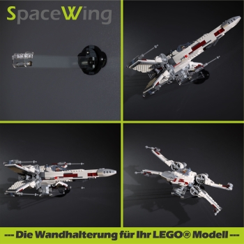 SpaceWing® W1 aus Plexiglas für eure LEGO Modelle Tiefe: 15,0 cm