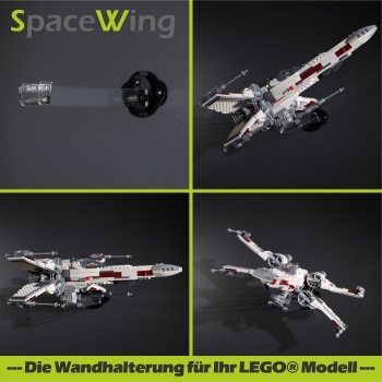 SpaceWing® W2 aus Plexiglas für eure LEGO Modelle Tiefe: 20.0 cm