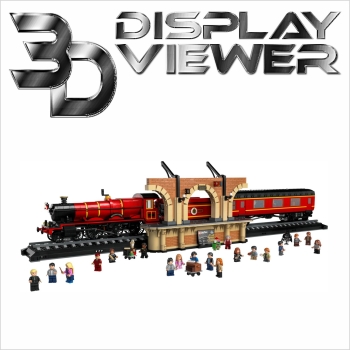 FiguSafe Vitrine für LEGO® Harry Potter™: Hogwarts™ Express – Sammleredition 76405 T/B/H 300x1200x300 mm 085