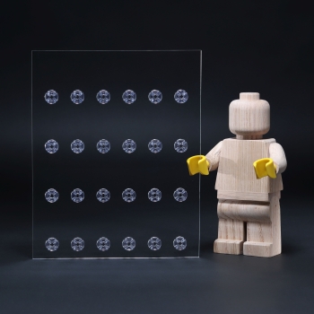 24er Inlay für IKEA Västanhed Rahmen 20 x 25 designed für LEGO® minifiguren Platz für 24 Figuren