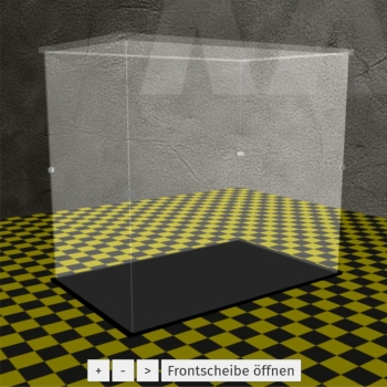 Acryl Vitrine XXL für LEGO® Icons Der Herr der Ringe: Minas Tirith™ 11377 B/T/H 690x440x640 mm
