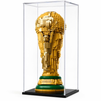 Preview: Acryl Vitrine für LEGO® Editions Offizieller Pokal der FIFA Fußball-Weltmeisterschaft 43020 B/T/H 140x140x440 mm
