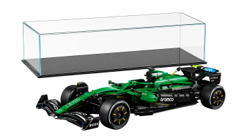 Acryl Vitrine für LEGO® Technic Aston Martin Aramco AMR25 F1® Auto 42240 B/T/H 640x290x190 mm