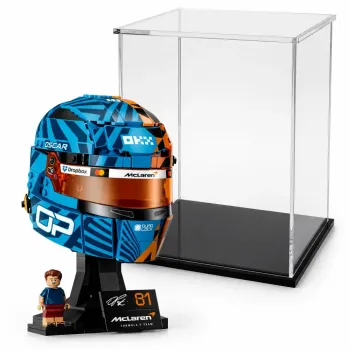 Acryl Vitrine für LEGO® Editions McLaren Mastercard F1® Team Oscar Piastri Helm 43017 B/T/H 190x190x240 mm