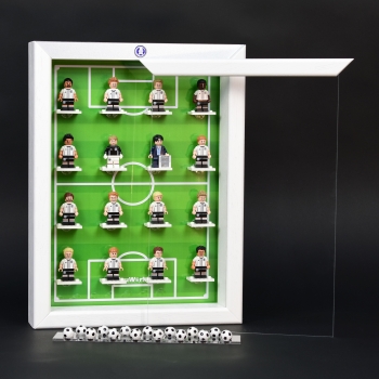 ClickCase Vitrine für LEGO® Serie DFB EM 2016 (71014) GREEN-EDITION mit 16 Figurenhalter