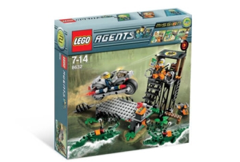 LEGO® Agents 8632 Mission 2: Jagd im Sumpf -NEU Original verpackt- mit Lagerspuren