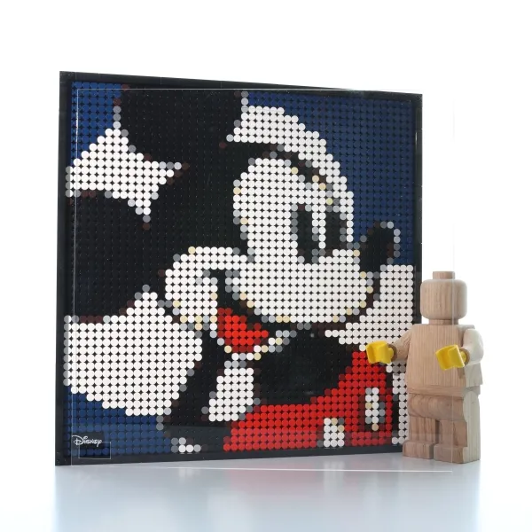 SafePlate fürLEGO® Art Set „Disney’s Mickey Mouse“ 31202 T/B 383x383 07001