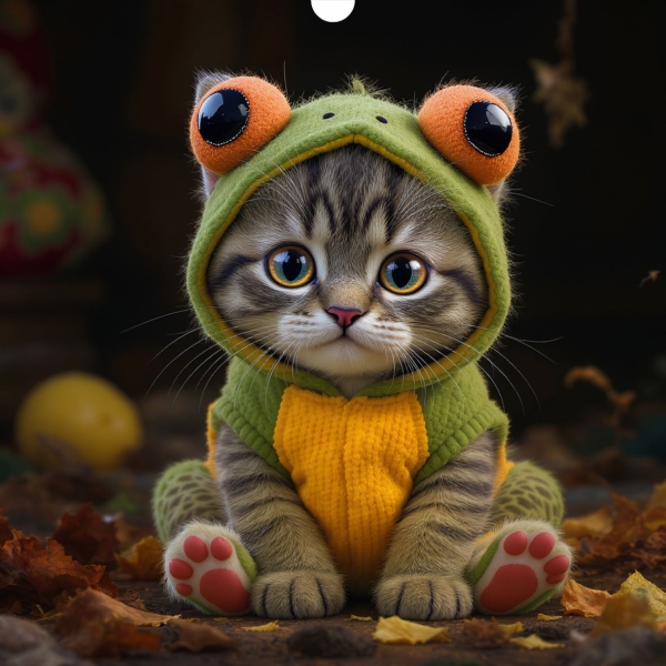 SKIVA Frontscheibe passend für IKEA® KALLAX Regal frog cat 0007