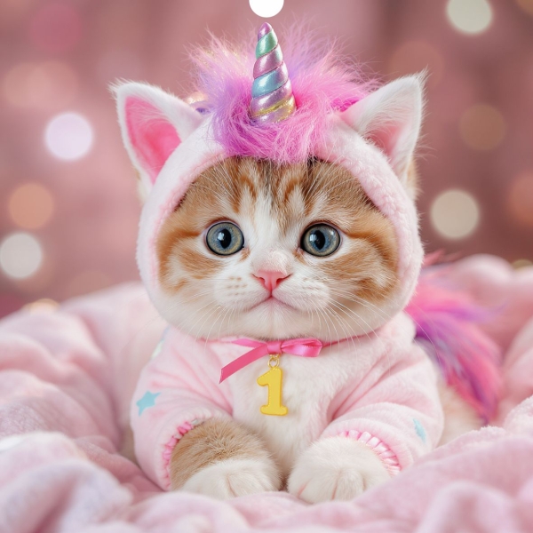 SKIVA Frontscheibe passend für IKEA® KALLAX unicorn cat 0087