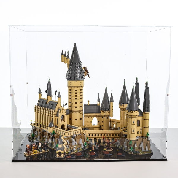 Acryl Vitrine XXL für LEGO Harry Potter™ Schloss Hogwarts™ 71043 B/T/H 740x490x640 mm