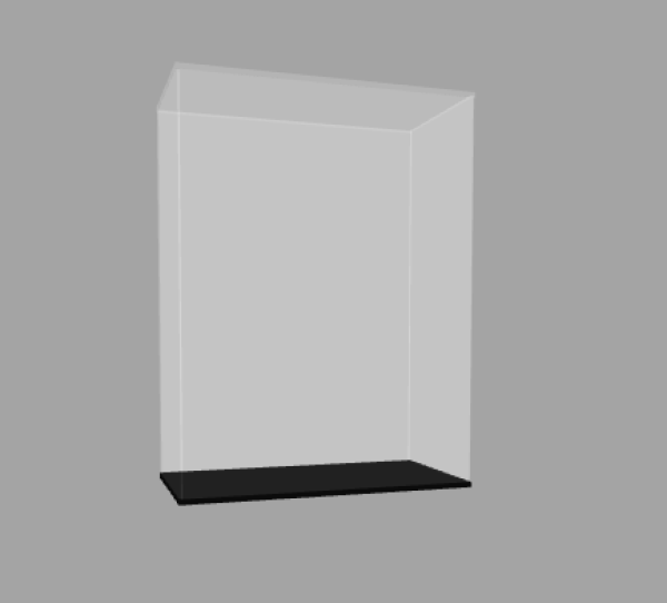 Acryl Vitrine für LEGO® Modell „Optimus Prime“ 10302 T/B/H 140x290x390 mm