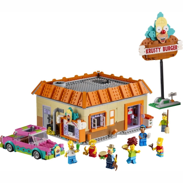 Acryl Vitrine für LEGO® Icons The Simpsons™: Krusty Burger 10352 B/T/H 290x240x290mm