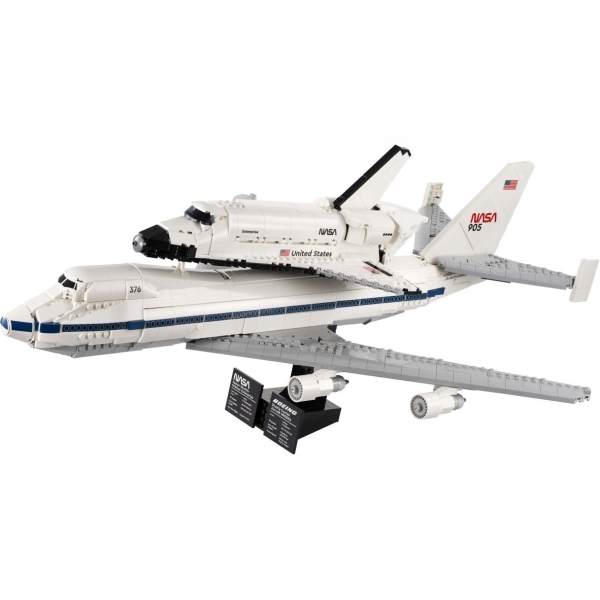 Acryl Vitrine XXL für Lego® Icons Spaceshuttle-Transport-Jumbo 10360 B/T/H 690x590x340 mm
