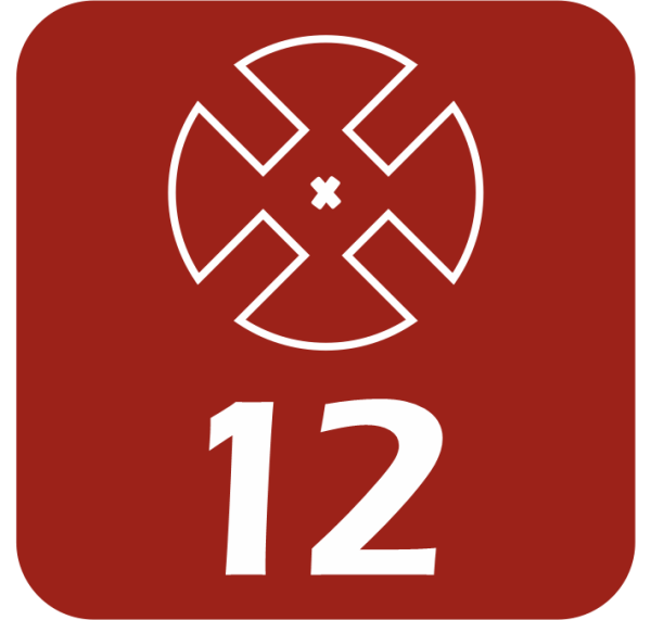 ClickCase Vitrine für LEGO® Minifiguren Serie 24 (71037) mit 12 Figurenhalter