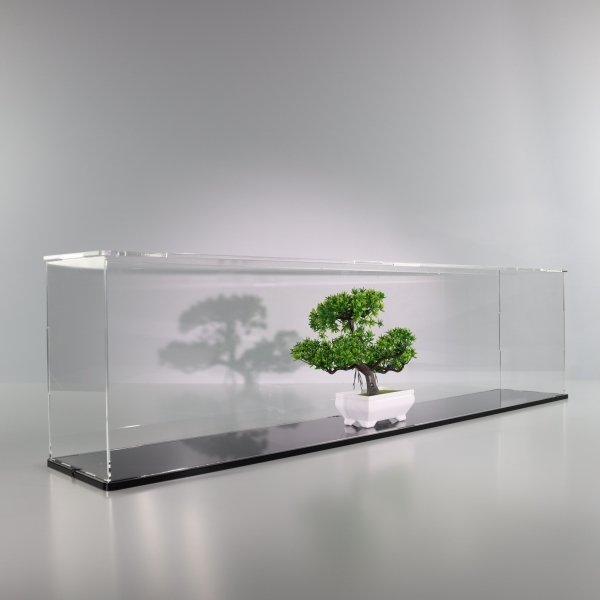 Acryl Vitrine für COBI 4815 # USS ENTERPRICE CV-6 - T/B/H 140x990x240 mm