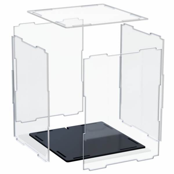 Acryl Vitrine für LEGO® Star Wars™ TIE Fighter Pilot™ Helm 75274 B/T/H 190x190x240 mm