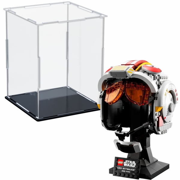 Acryl Vitrine für LEGO Star Wars™ Helm von Luke Skywalker 75327 B/T/H 190x190x240 mm