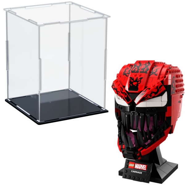 Acryl Vitrine für LEGO® Marvel Spider-Man – Carnage 76199 B/T/H 190x190x240 mm