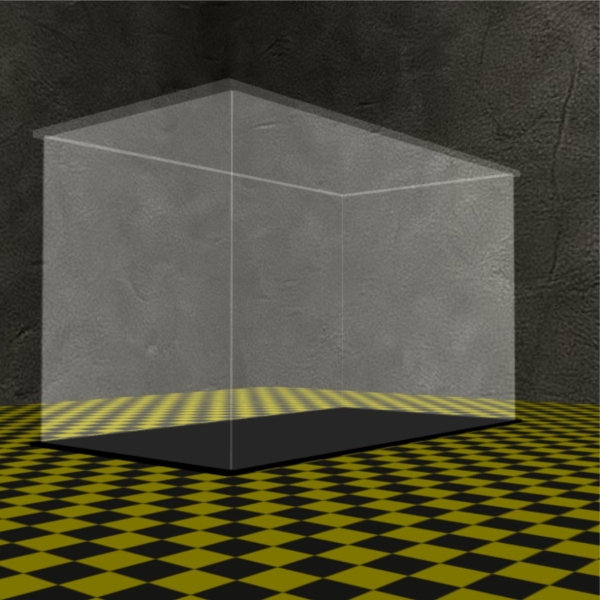 Acryl Vitrine für LEGO® Ideas Tim Burtons Disney Film Nightmare Before Christmas 21351 B/T/H 540x290x340 mm