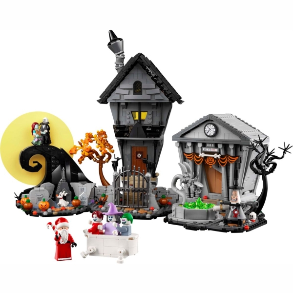 Acryl Vitrine für LEGO® Ideas Tim Burtons Disney Film Nightmare Before Christmas 21351 B/T/H 540x290x340 mm