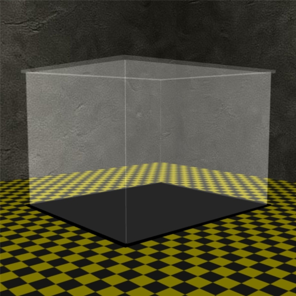 Acryl Vitrine für LEGO® Die Italienische Riviera 21359 B/T/H 390x340x290 mm