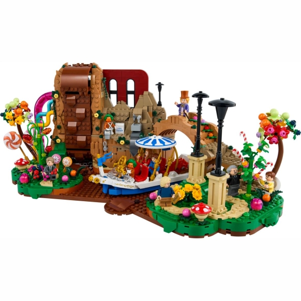 Acryl Vitrine für LEGO® Charlie und die Schokoladenfabrik 21360 B/T/H 540x290x240 mm