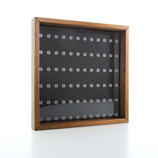 ClickCase size L mit 72 Figurenhalter EICHE / SCHWARZ