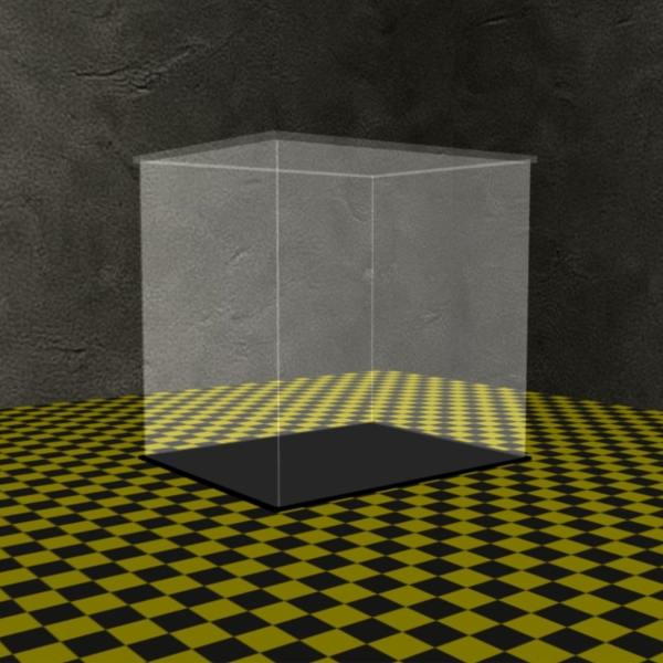 Acryl Vitrine für LEGO® Wednesday Morticias Landhaus 76786 B/T/H 240x190x240 mm