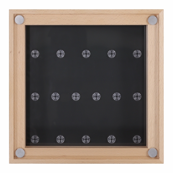 Click Vitrine PLUS Natur 300x300x60mm für 16 Lego® Figuren