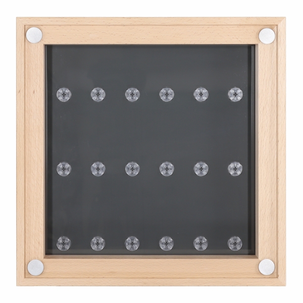 Click Vitrine PLUS Natur 300x300x60mm für 18 Lego® Figuren