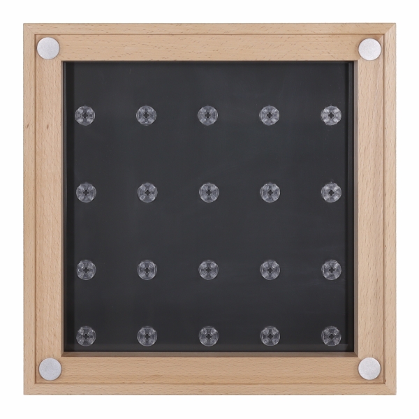 Click Vitrine PLUS Natur 300x300x60mm für 20 Lego® Figuren