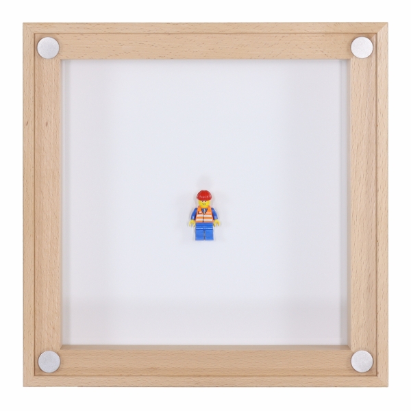 Click Vitrine PLUS Natur 300x300x60mm für 1 Lego® Figuren