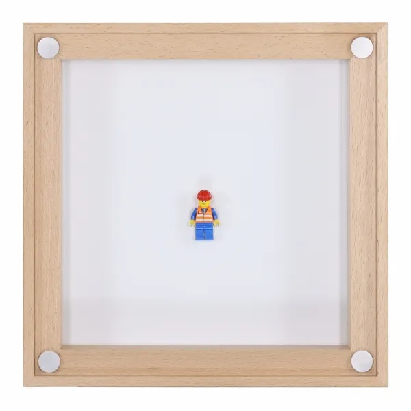 Click Vitrine PLUS Natur 300x300x60mm für 1 Lego® Figuren Click Vitrine PLUS Natur 300x300x60mm für 1 Lego® Figuren