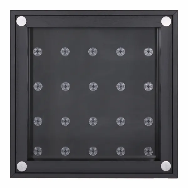 Click Vitrine PLUS Schwarz 300x300x60mm für 20 Lego® Figuren